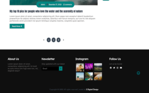 Travel Blogger Website